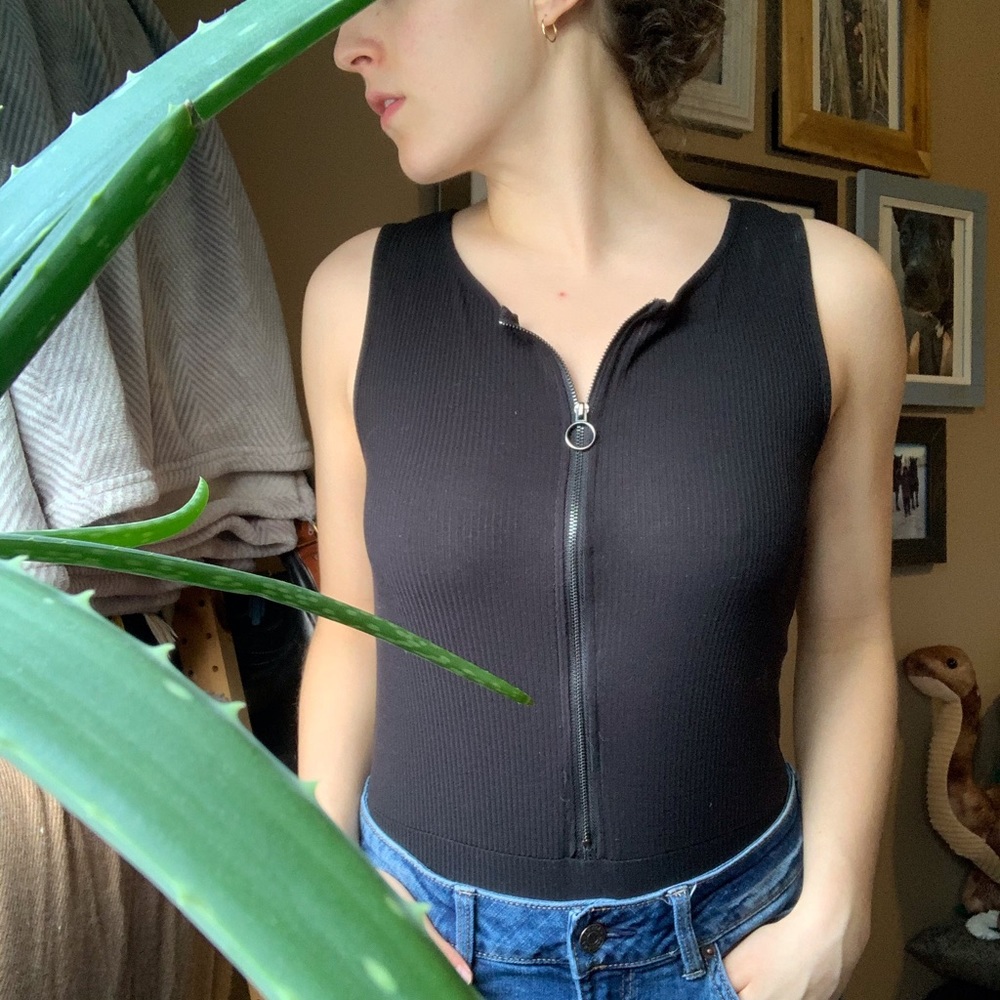 Zip-Up Bodysuit